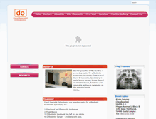 Tablet Screenshot of orthodontics.com.my