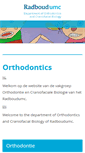 Mobile Screenshot of orthodontics.nl