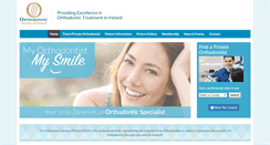 Desktop Screenshot of orthodontics.ie