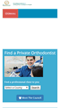 Mobile Screenshot of orthodontics.ie