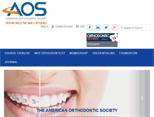 Tablet Screenshot of orthodontics.com